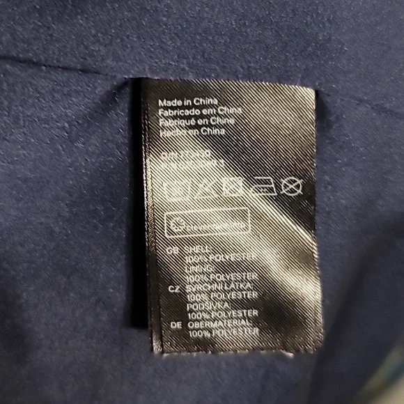 H&M Tunic Mini Dress Sz 8 Multi Abstract Flutter Sleeve V-Neck Pintucked Flowy - Picture 10 of 10